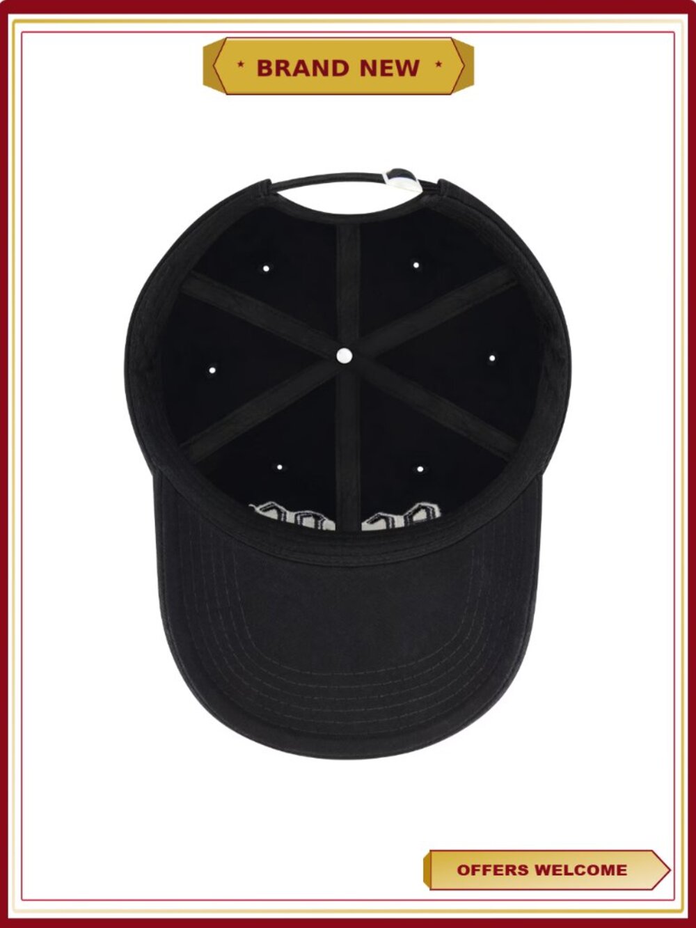 Officially Licensed Rock Band Acid Washed Curved Brim Baseball Hat Adjustable - Picture 5 of 5